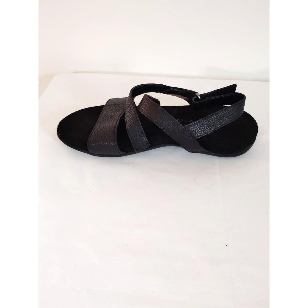 NWOT Vionic Raya Black Adjustable Supportive Preppy Resort Orthotic Sandals 7 - Picture 10 of 12